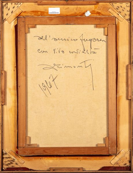 Bruno Azimonti : Processione  - Asta Opere da una dimora sul lago di Como e da altre collezioni lombarde - Associazione Nazionale - Case d'Asta italiane