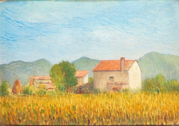 Giovanni Malesci : Dintorni di Arezzo  - Asta Opere da una dimora sul lago di Como e da altre collezioni lombarde - Associazione Nazionale - Case d'Asta italiane