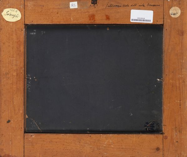 Giuseppe Solenghi : Pallanza vista dalle isole Borromeo  - Asta Opere da una dimora sul lago di Como e da altre collezioni lombarde - Associazione Nazionale - Case d'Asta italiane