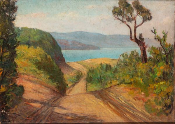 Giovanni Malesci : Golfo di Follonica  - Asta Opere da una dimora sul lago di Como e da altre collezioni lombarde - Associazione Nazionale - Case d'Asta italiane