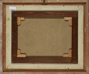 Attilio Zanchelli : Paesaggio fluviale  - Asta Opere da una dimora sul lago di Como e da altre collezioni lombarde - Associazione Nazionale - Case d'Asta italiane