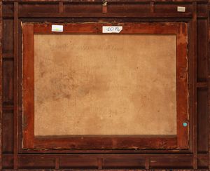 Alberto Dressler : Paesaggio innevato  - Asta Opere da una dimora sul lago di Como e da altre collezioni lombarde - Associazione Nazionale - Case d'Asta italiane