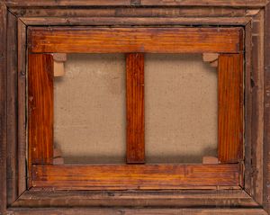 Arturo Zagoskin (Scuola europea fine XIX - inizi XX Secolo) : La scogliera  - Asta Opere da una dimora sul lago di Como e da altre collezioni lombarde - Associazione Nazionale - Case d'Asta italiane