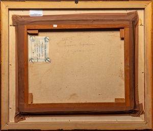 Angelo Cattaneo : Tramonto  - Asta Opere da una dimora sul lago di Como e da altre collezioni lombarde - Associazione Nazionale - Case d'Asta italiane