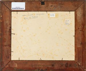 Carlo Follini : Barche al tramonto  - Asta Opere da una dimora sul lago di Como e da altre collezioni lombarde - Associazione Nazionale - Case d'Asta italiane