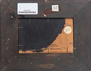 Attribuito a Pompeo Mariani (Monza 1857-Bordighera 1927) : Bordighera  - Asta Opere da una dimora sul lago di Como e da altre collezioni lombarde - Associazione Nazionale - Case d'Asta italiane