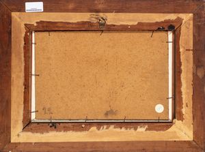 Carlo Domenici : Cavalli in maremma  - Asta Opere da una dimora sul lago di Como e da altre collezioni lombarde - Associazione Nazionale - Case d'Asta italiane