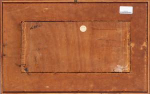 Giovanni Malesci : Scogliera adriatica  - Asta Opere da una dimora sul lago di Como e da altre collezioni lombarde - Associazione Nazionale - Case d'Asta italiane