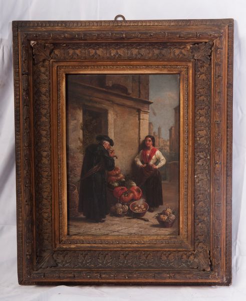 Vincenzo Giacomelli : Fruttivendola  - Asta Smart Auction: arredi, dipinti, sculture, strumenti musicali, ceramiche e altro a prezzi vantaggiosi - Associazione Nazionale - Case d'Asta italiane