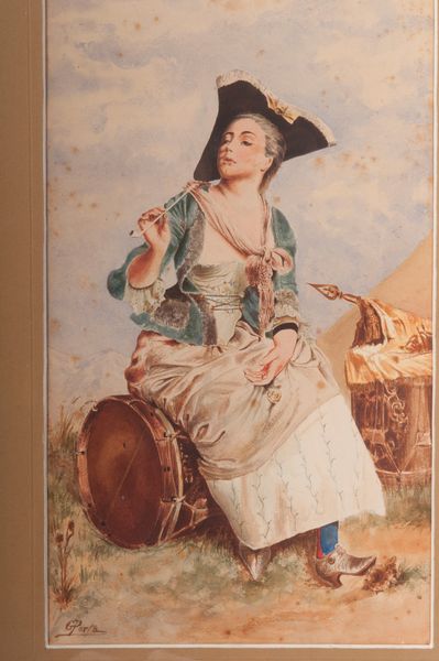 Coppia di acquarelli su carta  - Asta Smart Auction: arredi, dipinti, sculture, strumenti musicali, ceramiche e altro a prezzi vantaggiosi - Associazione Nazionale - Case d'Asta italiane