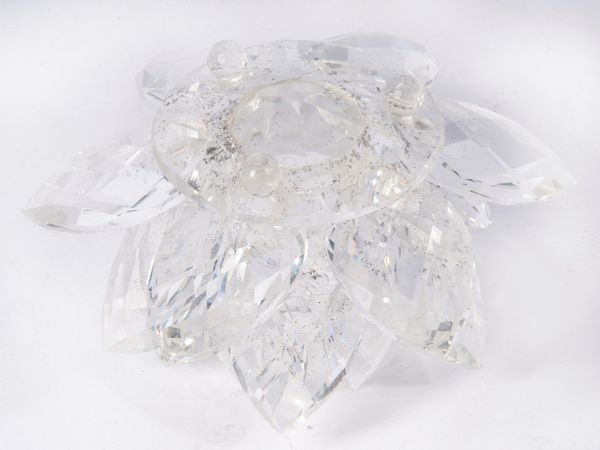 Candeliere a fiore in cristallo Swarovski  - Asta Smart Auction: arredi, dipinti, sculture, strumenti musicali, ceramiche e altro a prezzi vantaggiosi - Associazione Nazionale - Case d'Asta italiane