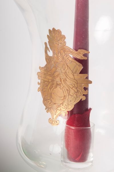 Lotto di una coppa e un candeliere  - Asta Smart Auction: arredi, dipinti, sculture, strumenti musicali, ceramiche e altro a prezzi vantaggiosi - Associazione Nazionale - Case d'Asta italiane