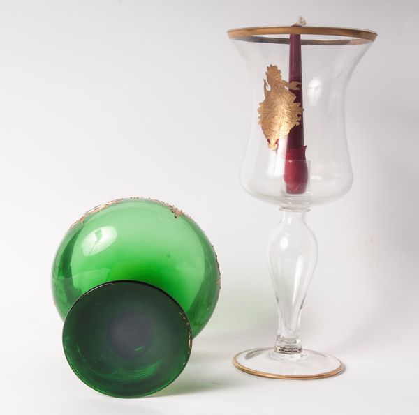 Lotto di una coppa e un candeliere  - Asta Smart Auction: arredi, dipinti, sculture, strumenti musicali, ceramiche e altro a prezzi vantaggiosi - Associazione Nazionale - Case d'Asta italiane