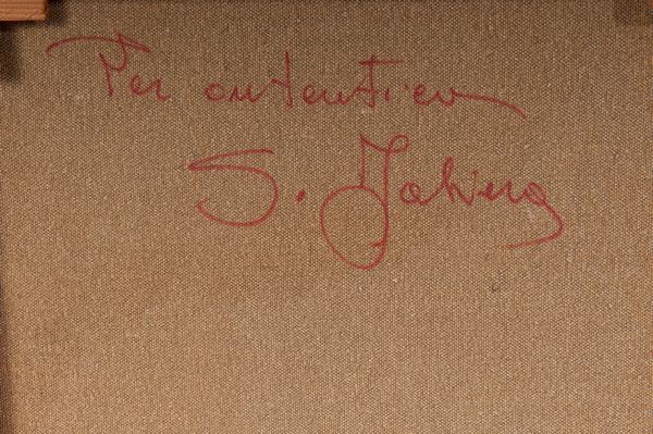 Scorcio di strada con viandanti  - Asta Smart Auction: arredi, dipinti, sculture, strumenti musicali, ceramiche e altro a prezzi vantaggiosi - Associazione Nazionale - Case d'Asta italiane