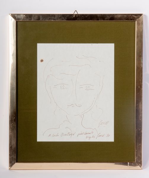 VIRGILIO GUIDI : Volto femminile  - Asta Smart Auction: arredi, dipinti, sculture, strumenti musicali, ceramiche e altro a prezzi vantaggiosi - Associazione Nazionale - Case d'Asta italiane