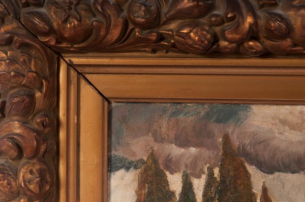 Paesaggio lacustre con alberi  - Asta Smart Auction: arredi, dipinti, sculture, strumenti musicali, ceramiche e altro a prezzi vantaggiosi - Associazione Nazionale - Case d'Asta italiane