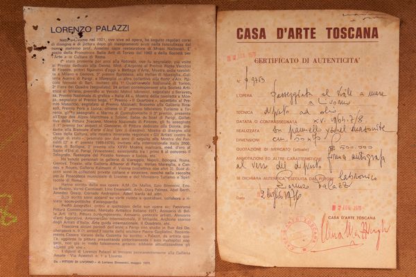 Lorenzo Palazzi : Livorno  - Asta Smart Auction: arredi, dipinti, sculture, strumenti musicali, ceramiche e altro a prezzi vantaggiosi - Associazione Nazionale - Case d'Asta italiane