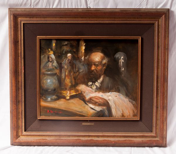 Roberto Carignani : L' antiquario in bottega  - Asta Smart Auction: arredi, dipinti, sculture, strumenti musicali, ceramiche e altro a prezzi vantaggiosi - Associazione Nazionale - Case d'Asta italiane