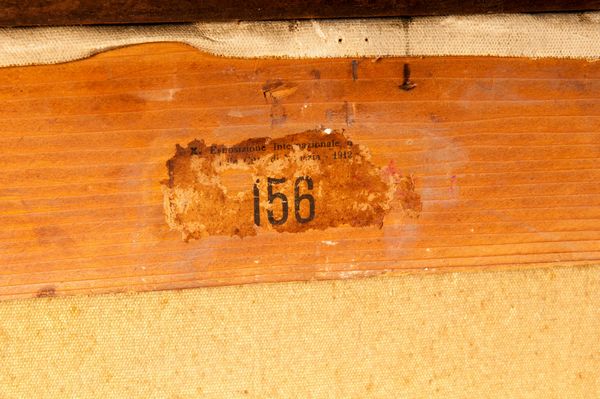 LUIGI TARRA : Scorcio di paesaggio con viale e  cipressi  - Asta Smart Auction: arredi, dipinti, sculture, strumenti musicali, ceramiche e altro a prezzi vantaggiosi - Associazione Nazionale - Case d'Asta italiane