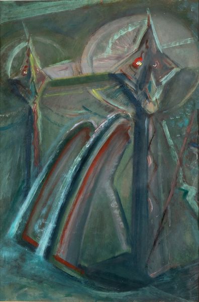 ALBERTO BRAGAGLIA : Senza titolo, double face  - Asta Smart Auction: arredi, dipinti, sculture, strumenti musicali, ceramiche e altro a prezzi vantaggiosi - Associazione Nazionale - Case d'Asta italiane