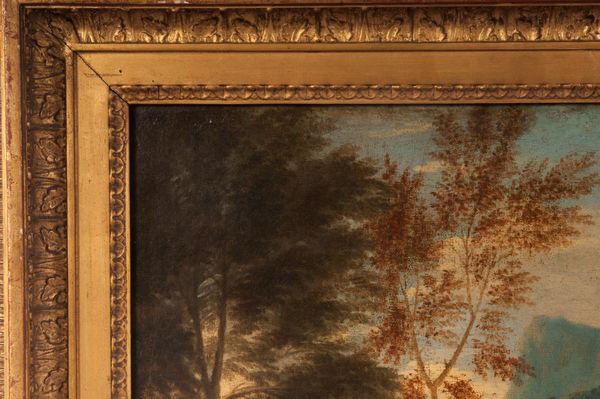 Scena fluviale con figure  - Asta Smart Auction: arredi, dipinti, sculture, strumenti musicali, ceramiche e altro a prezzi vantaggiosi - Associazione Nazionale - Case d'Asta italiane