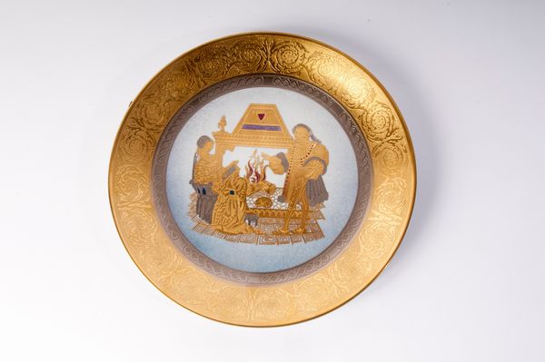 Allegoria dell'inverno, piatto in porcellana  - Asta Smart Auction: arredi, dipinti, sculture, strumenti musicali, ceramiche e altro a prezzi vantaggiosi - Associazione Nazionale - Case d'Asta italiane