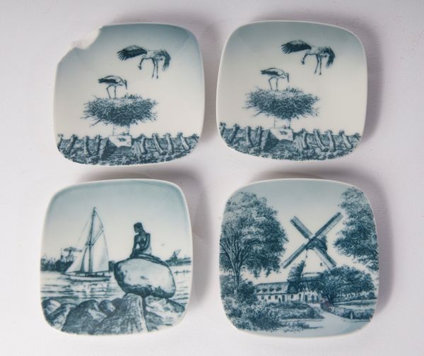 BJORN WIINBLAD : Lotto di quattro fondelli  - Asta Smart Auction: arredi, dipinti, sculture, strumenti musicali, ceramiche e altro a prezzi vantaggiosi - Associazione Nazionale - Case d'Asta italiane