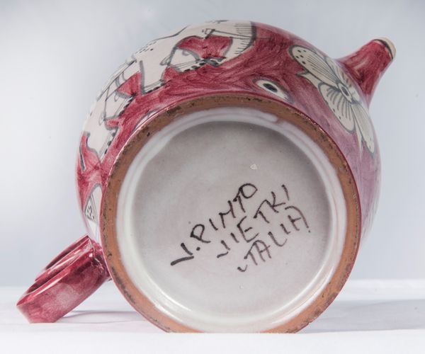 Lotto di tre ceramiche composto da:  - Asta Smart Auction: arredi, dipinti, sculture, strumenti musicali, ceramiche e altro a prezzi vantaggiosi - Associazione Nazionale - Case d'Asta italiane