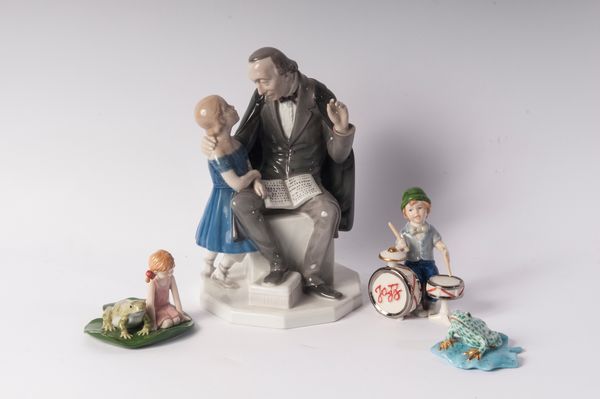 Lotto di quattro sculture  - Asta Smart Auction: arredi, dipinti, sculture, strumenti musicali, ceramiche e altro a prezzi vantaggiosi - Associazione Nazionale - Case d'Asta italiane