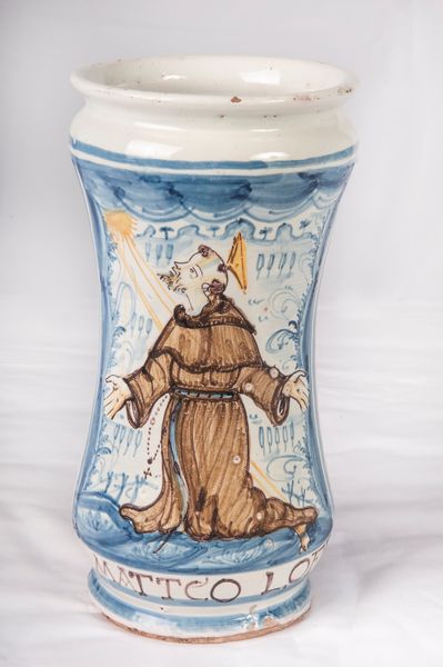 Vaso da farmacia, albarello in ceramica  - Asta Smart Auction: arredi, dipinti, sculture, strumenti musicali, ceramiche e altro a prezzi vantaggiosi - Associazione Nazionale - Case d'Asta italiane