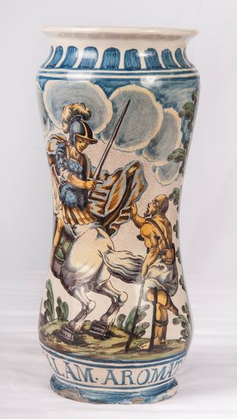 Vaso da farmacia, albarello in ceramica  - Asta Smart Auction: arredi, dipinti, sculture, strumenti musicali, ceramiche e altro a prezzi vantaggiosi - Associazione Nazionale - Case d'Asta italiane