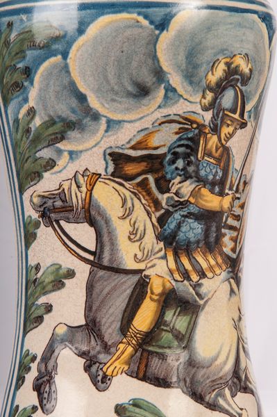 Vaso da farmacia, albarello in ceramica  - Asta Smart Auction: arredi, dipinti, sculture, strumenti musicali, ceramiche e altro a prezzi vantaggiosi - Associazione Nazionale - Case d'Asta italiane