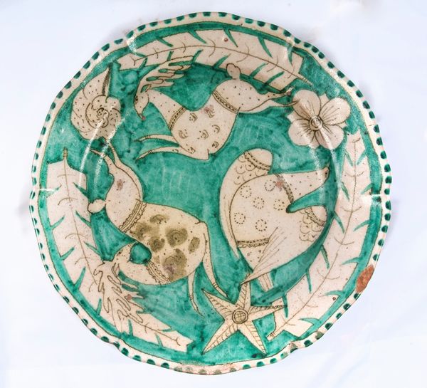 Lotto di tre ceramiche  - Asta Smart Auction: arredi, dipinti, sculture, strumenti musicali, ceramiche e altro a prezzi vantaggiosi - Associazione Nazionale - Case d'Asta italiane