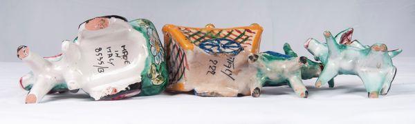 Lotto di sette somarelli  - Asta Smart Auction: arredi, dipinti, sculture, strumenti musicali, ceramiche e altro a prezzi vantaggiosi - Associazione Nazionale - Case d'Asta italiane