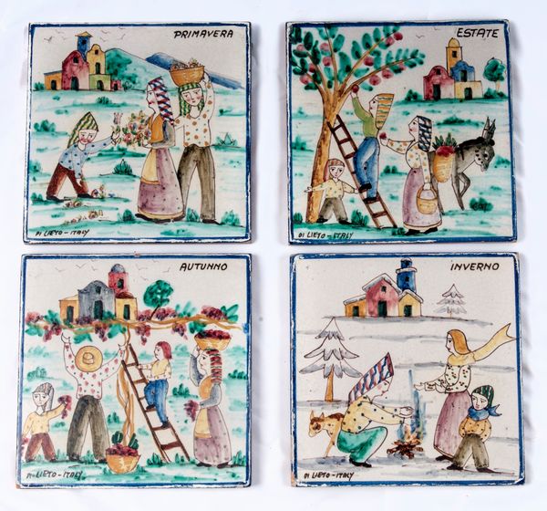 Le quattro stagioni  - Asta Smart Auction: arredi, dipinti, sculture, strumenti musicali, ceramiche e altro a prezzi vantaggiosi - Associazione Nazionale - Case d'Asta italiane