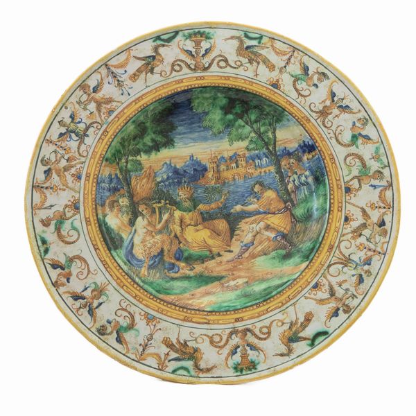 Piatto da parata  - Asta Smart Auction: arredi, dipinti, sculture, strumenti musicali, ceramiche e altro a prezzi vantaggiosi - Associazione Nazionale - Case d'Asta italiane