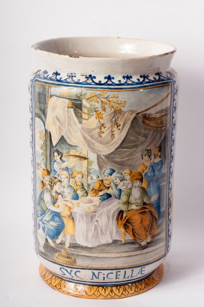 Vaso da farmacia in ceramica  - Asta Smart Auction: arredi, dipinti, sculture, strumenti musicali, ceramiche e altro a prezzi vantaggiosi - Associazione Nazionale - Case d'Asta italiane