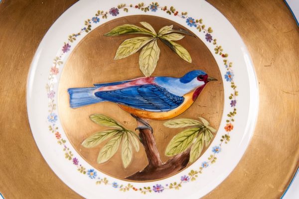 Lotto di sei piatti da coltello  - Asta Smart Auction: arredi, dipinti, sculture, strumenti musicali, ceramiche e altro a prezzi vantaggiosi - Associazione Nazionale - Case d'Asta italiane