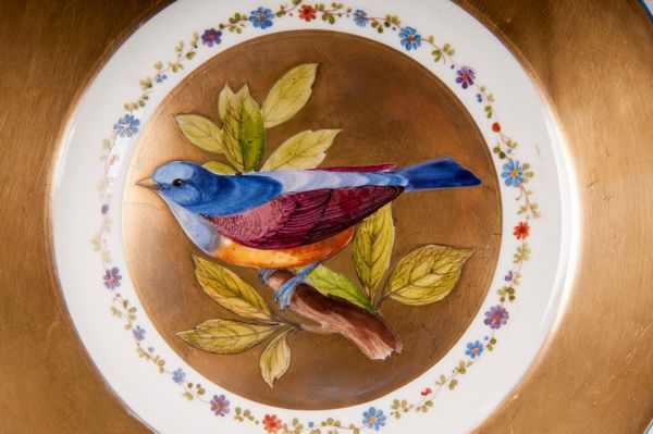 Lotto di sei piatti da coltello  - Asta Smart Auction: arredi, dipinti, sculture, strumenti musicali, ceramiche e altro a prezzi vantaggiosi - Associazione Nazionale - Case d'Asta italiane