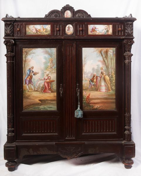 Credenza in legno ebanizzato  - Asta Smart Auction: arredi, dipinti, sculture, strumenti musicali, ceramiche e altro a prezzi vantaggiosi - Associazione Nazionale - Case d'Asta italiane