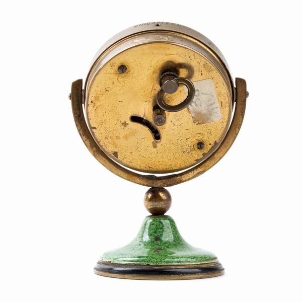 Orologio da tavolo Art Déco in metallo dorato e smalti, nave RMS Laconia  - Asta Smart Auction: arredi, dipinti, sculture, strumenti musicali, ceramiche e altro a prezzi vantaggiosi - Associazione Nazionale - Case d'Asta italiane