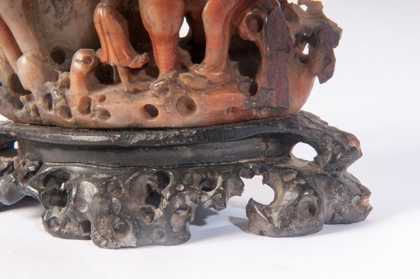 Coppia di potiches in pietra saponaria  - Asta Smart Auction: arredi, dipinti, sculture, strumenti musicali, ceramiche e altro a prezzi vantaggiosi - Associazione Nazionale - Case d'Asta italiane