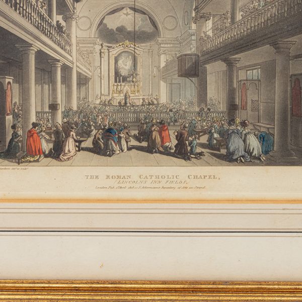 Lotto di quattro multipli su carta con vedute d'interni  - Asta Smart Auction: arredi, dipinti, sculture, strumenti musicali, ceramiche e altro a prezzi vantaggiosi - Associazione Nazionale - Case d'Asta italiane