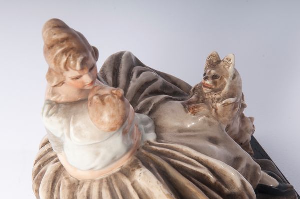 Guido Cacciapuoti : Maternità  - Asta Smart Auction: arredi, dipinti, sculture, strumenti musicali, ceramiche e altro a prezzi vantaggiosi - Associazione Nazionale - Case d'Asta italiane