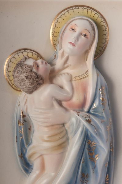 Madonna con Bambino, placca a rilievo  - Asta Smart Auction: arredi, dipinti, sculture, strumenti musicali, ceramiche e altro a prezzi vantaggiosi - Associazione Nazionale - Case d'Asta italiane