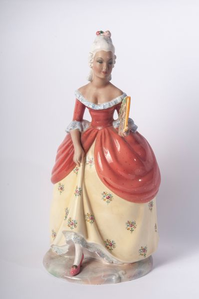 MANIFATTURA C.I.A. MANNA : DAMINA LUIGI XV  - Asta Smart Auction: arredi, dipinti, sculture, strumenti musicali, ceramiche e altro a prezzi vantaggiosi - Associazione Nazionale - Case d'Asta italiane