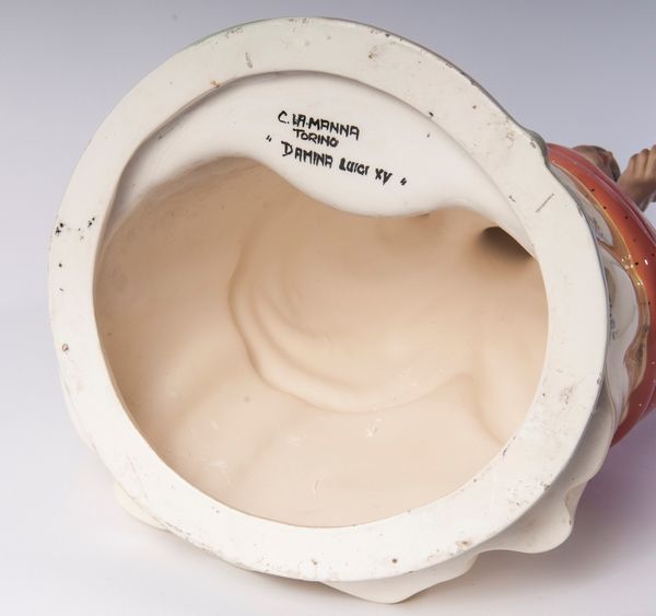 MANIFATTURA C.I.A. MANNA : DAMINA LUIGI XV  - Asta Smart Auction: arredi, dipinti, sculture, strumenti musicali, ceramiche e altro a prezzi vantaggiosi - Associazione Nazionale - Case d'Asta italiane