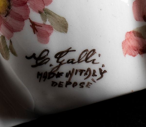 TIZIANO GALLI : Fanciulla con cestino  - Asta Smart Auction: arredi, dipinti, sculture, strumenti musicali, ceramiche e altro a prezzi vantaggiosi - Associazione Nazionale - Case d'Asta italiane