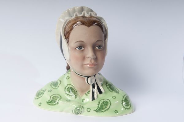 Busto di fanciulla  - Asta Smart Auction: arredi, dipinti, sculture, strumenti musicali, ceramiche e altro a prezzi vantaggiosi - Associazione Nazionale - Case d'Asta italiane