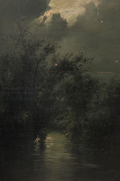 Coriolano Vighi : Notturno con alberi  - Asta Smart Auction: arredi, dipinti, sculture, strumenti musicali, ceramiche e altro a prezzi vantaggiosi - Associazione Nazionale - Case d'Asta italiane